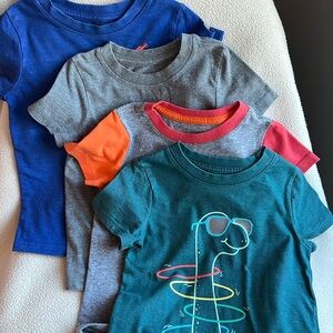 Four Cat & Jack t- shirts in size 18 months.